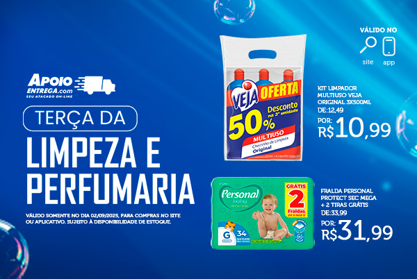 Terça da Limpeza e Perfumaria